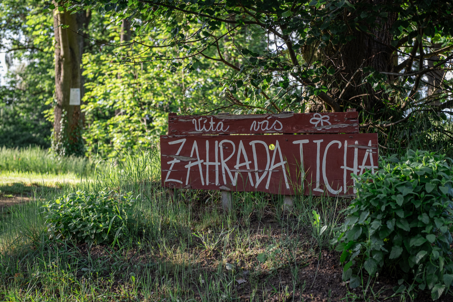 Zahrada ticha v Jezné